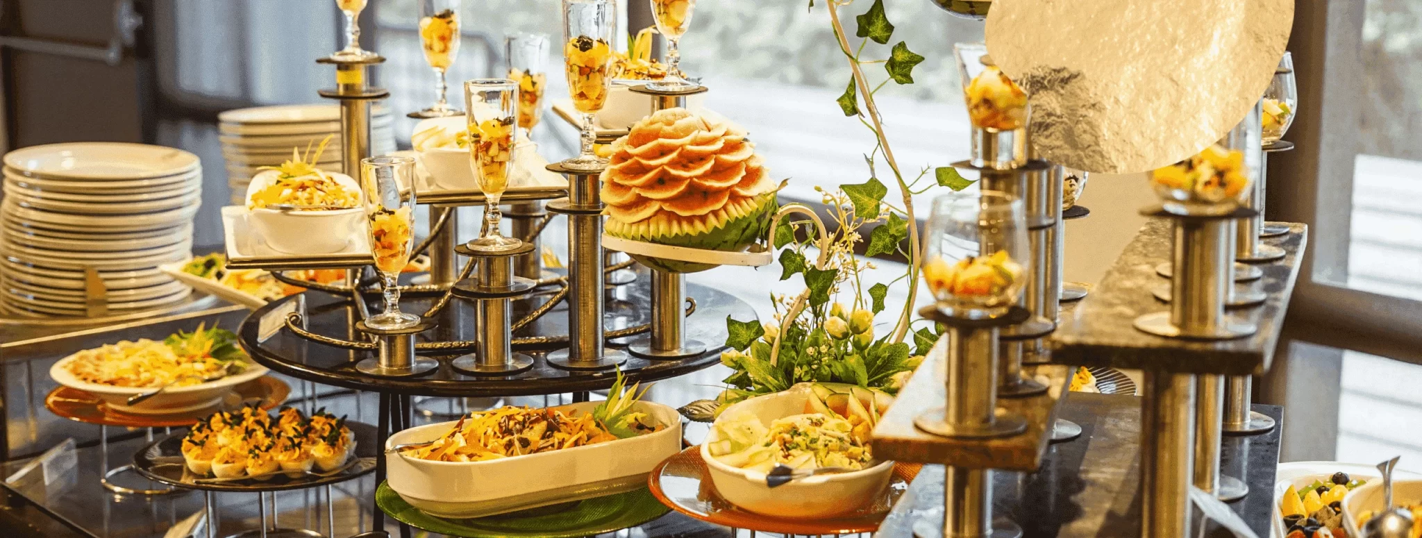 photo grand buffet evenement professionnel