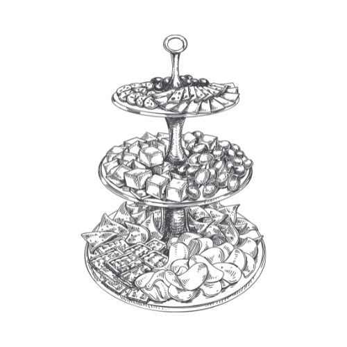 illustration amuses bouche traiteur