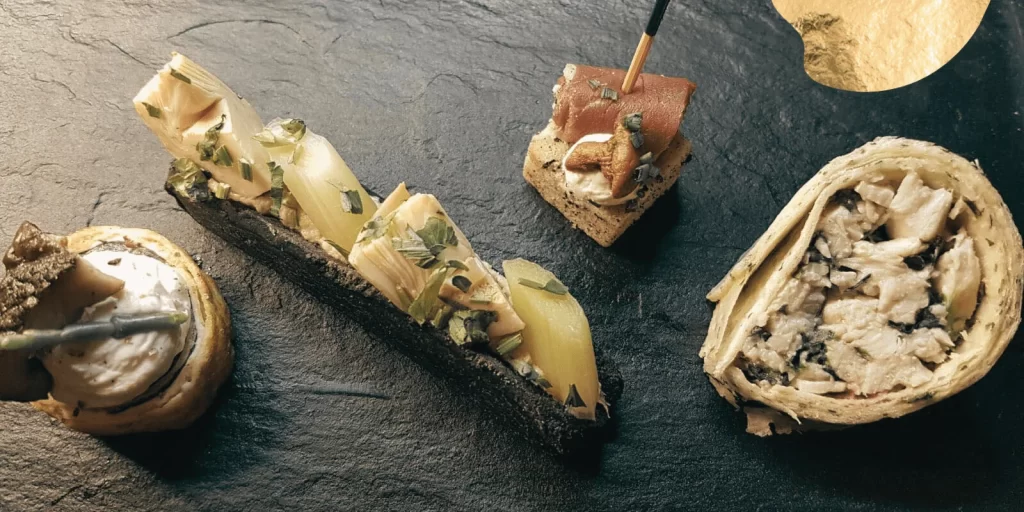 5 canapes cocktail